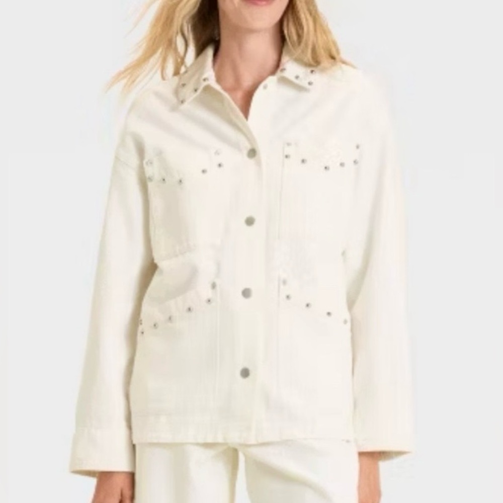 Universal Thread studded oversized denim jacket -S
